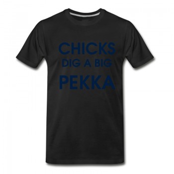 Men's Chicks Dig A Big Pekka Nashville Predators Fan Hockey Gift T-Shirt - Black