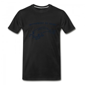 Men's Intrument Of A Crime Nashville Catfish Predators Fan Hockey Gift T-Shirt - Black