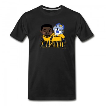 Men's Nashville Hockey Smashville Cartoon Playoffs PK Subban T-Shirt - Black